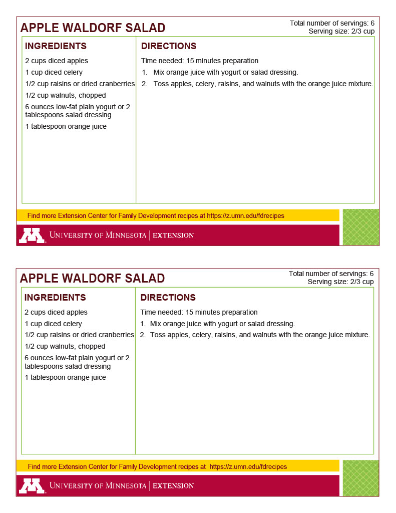 Apple Waldorf Salad