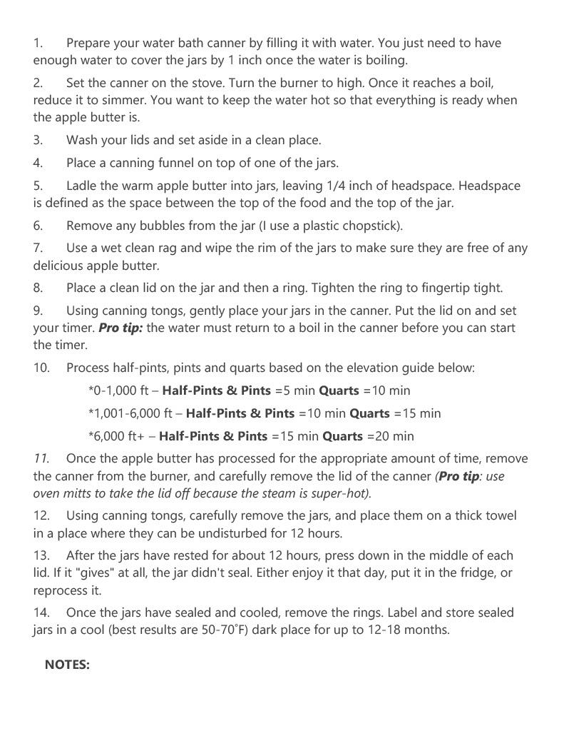 Canning Apple Butter page 2