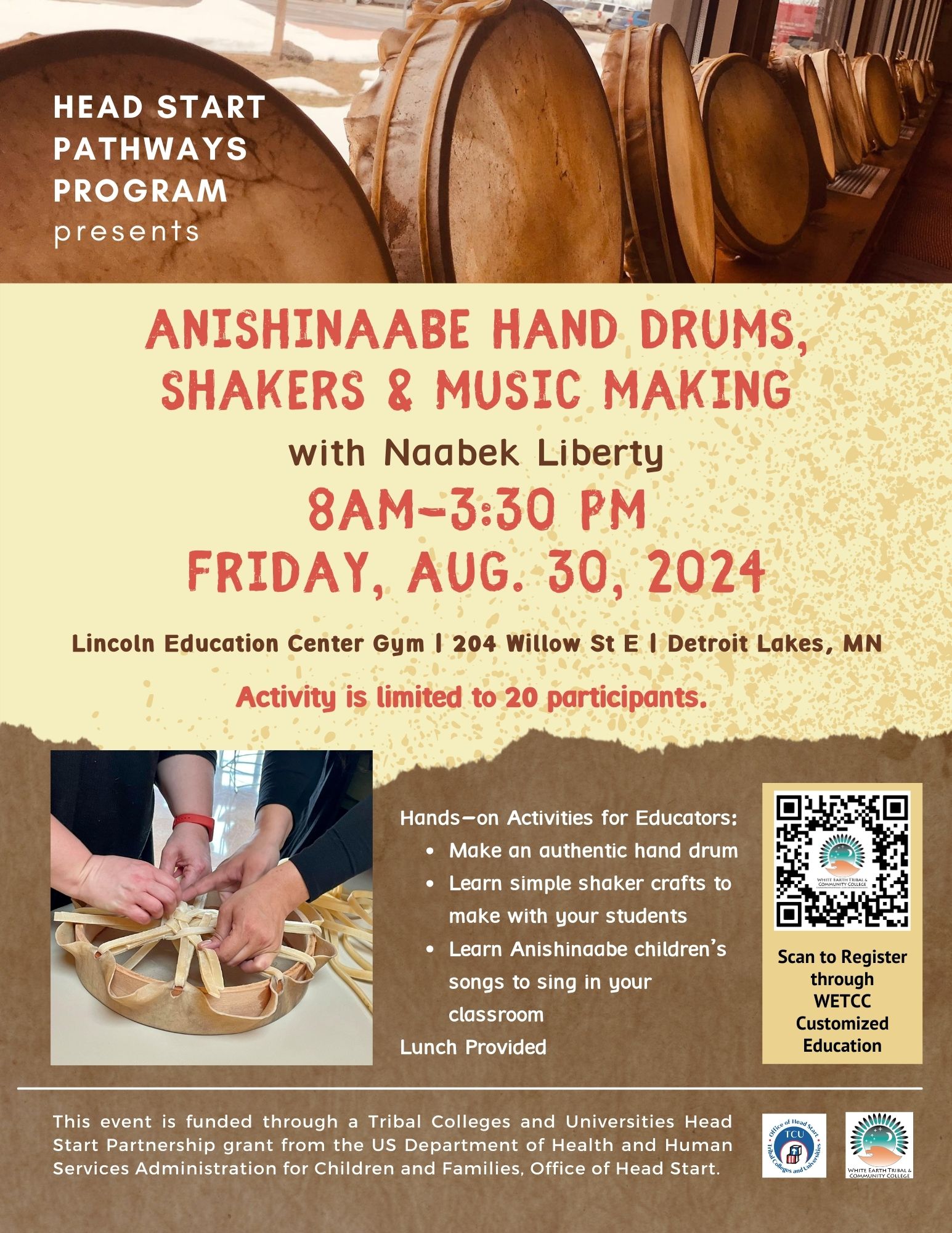 Hand Drum Making with Naabek Liberty