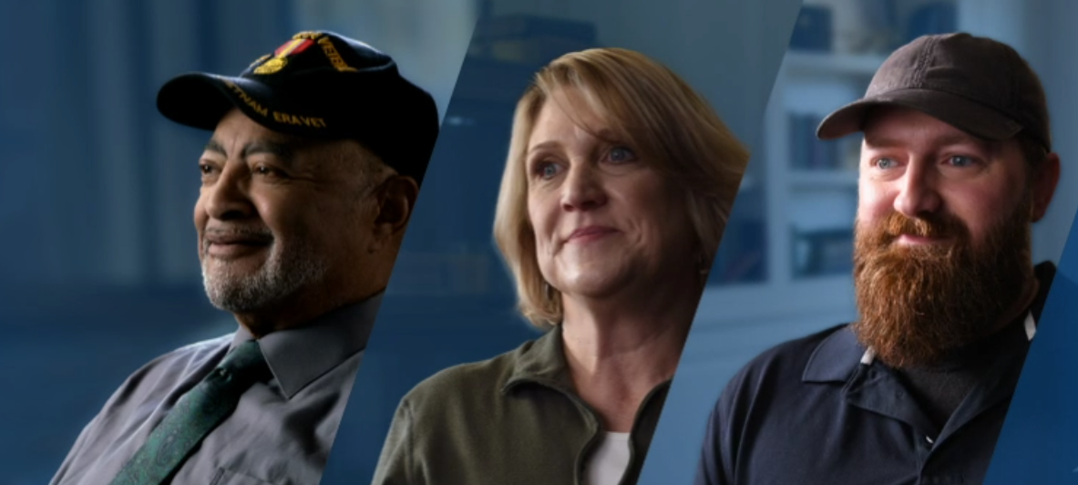 Veterans gathered together, highlighting community support and veteran assistance programs.