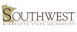 Southwest Minnesota State University logo displaying the university name and Minnesota state outline graphic.