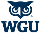Western Governors University logo featuring an owl icon and the university name.